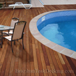 Brazilian Teak decking by a pool