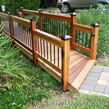 A Brazilian Teak boardwalk